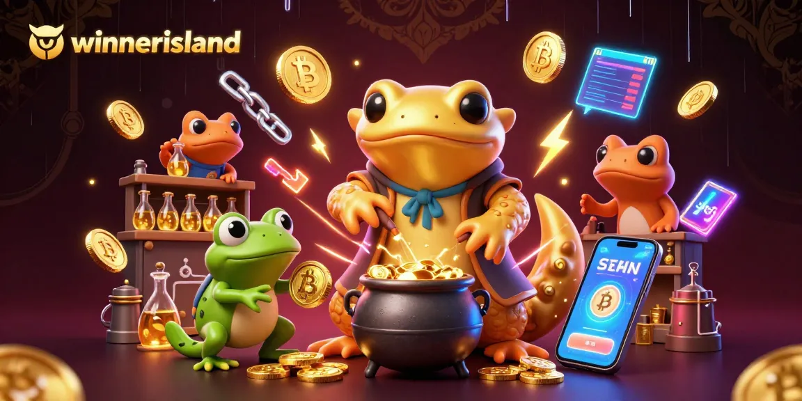 Experience thrilling gameplay at winnerisland with vibrant characters amidst gold coin magic.